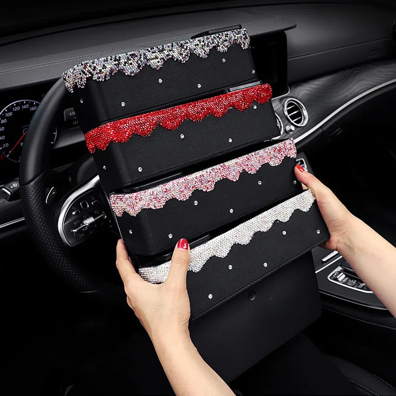 Rhinestones Blingbling High Quality car Interior Accessories Multi-funtional Car Supplies car Seat Gap Crevice Storage box bag
Rhinestones Blingbling High Quality car Interior Accessories Multi-funtional Car Supplies car Seat Gap Crevice Storage box bag