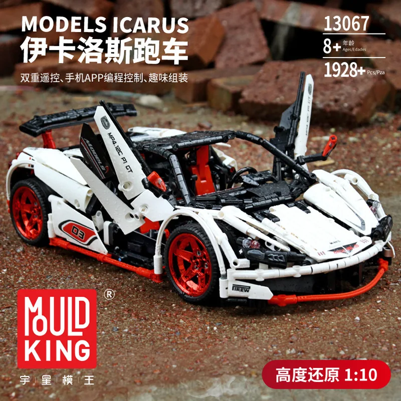 Mould King 13067 MOC-3918 RC Veneno Roadster совместимый с 20087 строительными блоками кирпичи в сборе Обучающие игрушки на день рождения подарок
Mould King 13067 MOC-3918 RC Veneno Roadster совместимый с 20087 строительными блоками кирпичи в сборе Обучающие игрушки на день рождения подарок