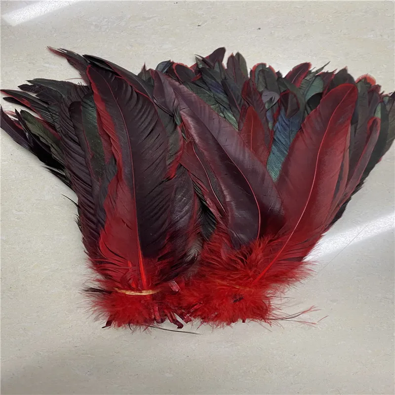 High Quality 100pcs/lot Red Chicken Feathers 20-25 Cm 8-10 Inch Christmas Party Carnival Craft Home Feathers For Crafts
High Quality 100pcs/lot Red Chicken Feathers 20-25 Cm 8-10 Inch Christmas Party Carnival Craft Home Feathers For Crafts