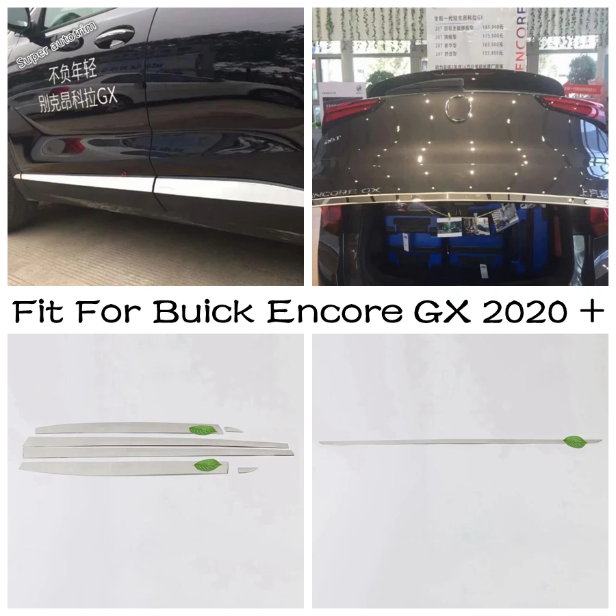 Door Side Line Body / Rear Trunk Molding Garnish Trim Cover Strip Decoration Stainless Steel Fit For Buick Encore GX 2020 2021
Door Side Line Body / Rear Trunk Molding Garnish Trim Cover Strip Decoration Stainless Steel Fit For Buick Encore GX 2020 2021