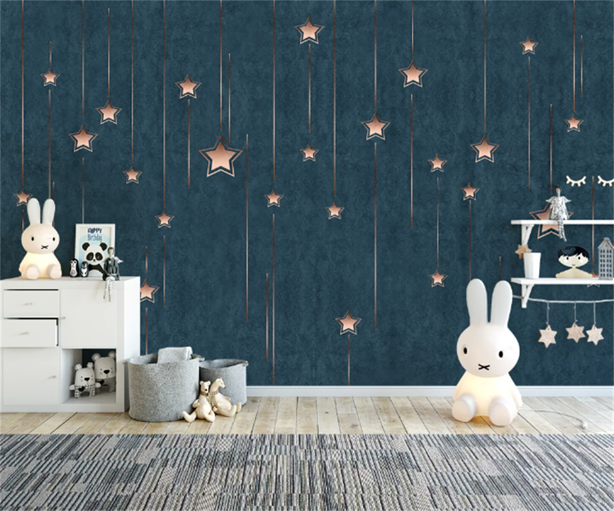 Customize any size modern minimalist cartoon 3d star background wall painting home decoration wallpaper mural paple de parede 3d
Customize any size modern minimalist cartoon 3d star background wall painting home decoration wallpaper mural paple de parede 3d