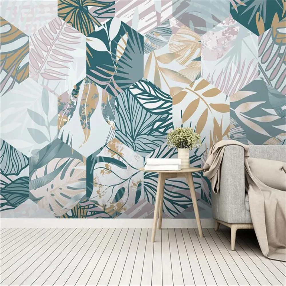 Milofi Custom wallpaper mural 3d Nordic hand painted tropical plant leaf background wall mural
Milofi Custom wallpaper mural 3d Nordic hand painted tropical plant leaf background wall mural