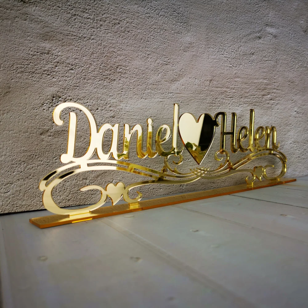 Personalized Mirror gold Name Wedding Table Sign,Custom Table Sign Wedding with name,For wedding party Decor Supplies of Party
Personalized Mirror gold Name Wedding Table Sign,Custom Table Sign Wedding with name,For wedding party Decor Supplies of Party