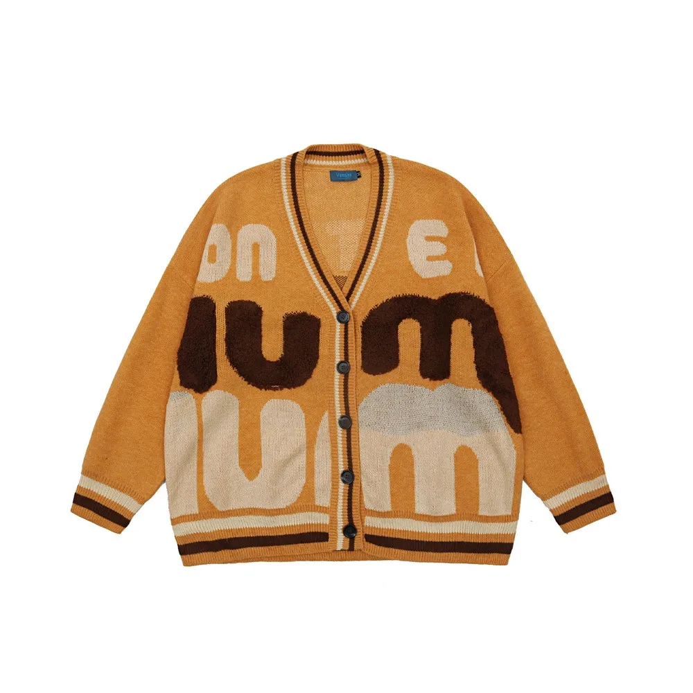 V-neck Letter Kawaii Vintage Designer Oversized Woman Sweaters Winter Clothes Women New Cardigan Pullover Femme Chandails Top 
V-neck Letter Kawaii Vintage Designer Oversized Woman Sweaters Winter Clothes Women New Cardigan Pullover Femme Chandails Top