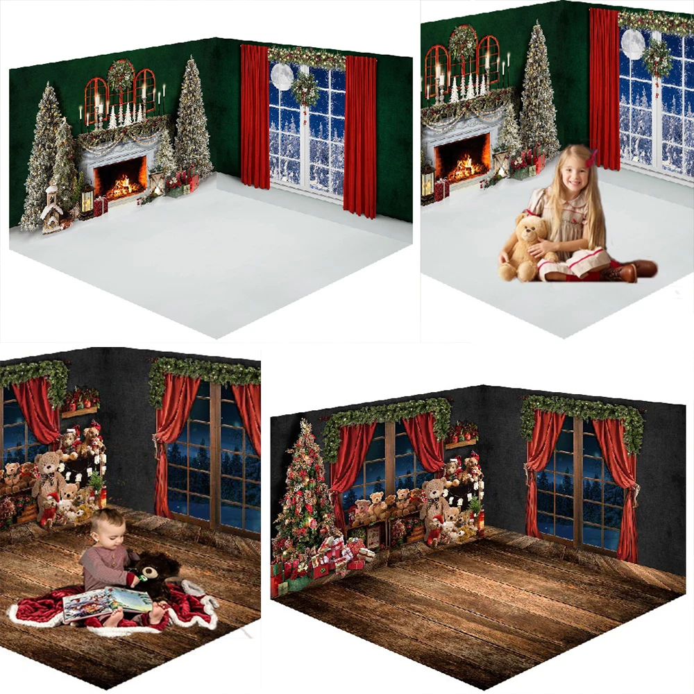 Mocsicka Christmas Tree Fireplace Photography Backdrop Window Gift Family Portrait Decoration Banner Children Photo Background
Mocsicka Christmas Tree Fireplace Photography Backdrop Window Gift Family Portrait Decoration Banner Children Photo Background