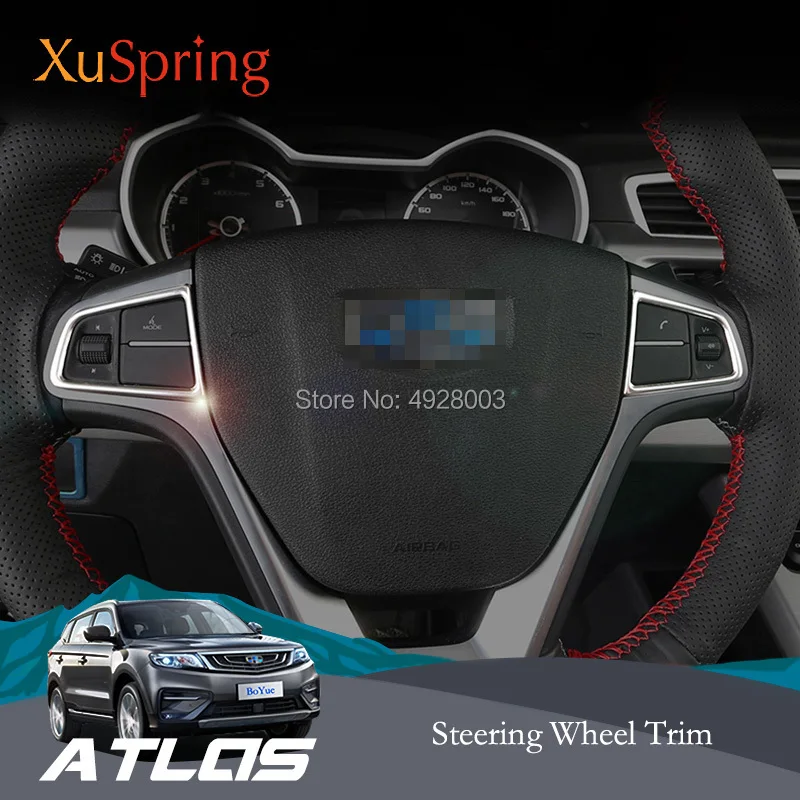 Car Steering Wheel Knob Panel Trim Frame Cover Sticker Garnish Styling For Geely Atlas Boyue Emgrand NL-3 Proton X70 2016-2021
Car Steering Wheel Knob Panel Trim Frame Cover Sticker Garnish Styling For Geely Atlas Boyue Emgrand NL-3 Proton X70 2016-2021