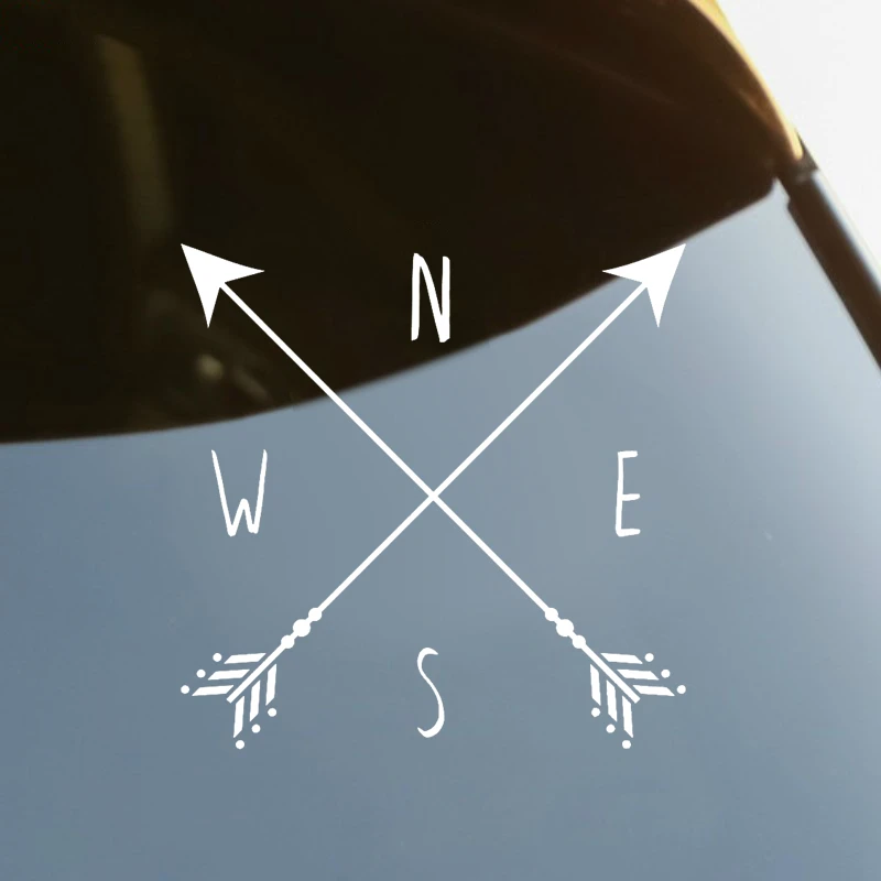 Arrow Compass Rose Die-Cut Vinyl Decal Car Sticker Waterproof Auto Decors on Car Body Bumper Rear Window Laptop #S60621
Arrow Compass Rose Die-Cut Vinyl Decal Car Sticker Waterproof Auto Decors on Car Body Bumper Rear Window Laptop #S60621