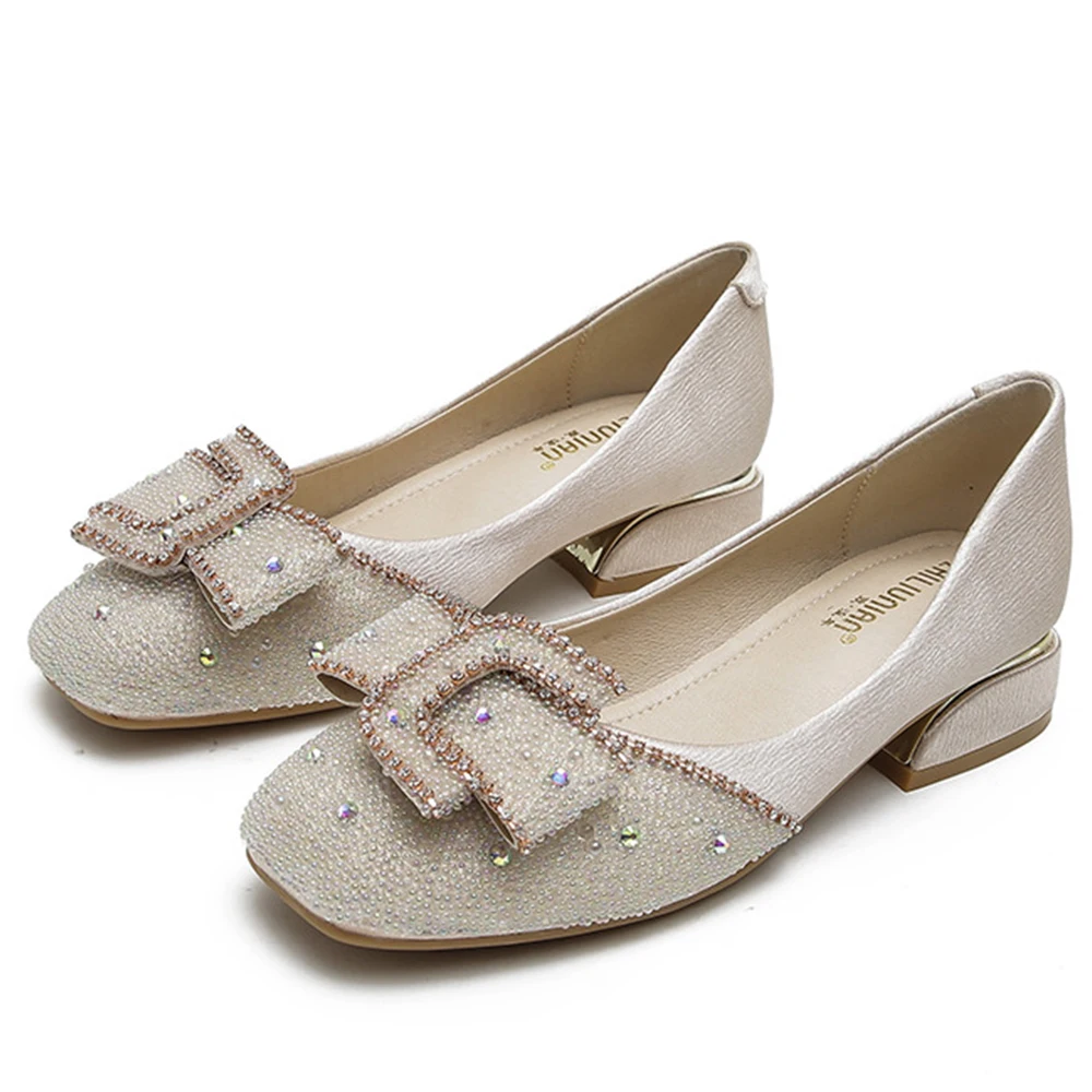 High Quality Luxury Pumps Women Brand Designer Low Heeled Ladies Heels Female Wedding Party Work Shoes
High Quality Luxury Pumps Women Brand Designer Low Heeled Ladies Heels Female Wedding Party Work Shoes