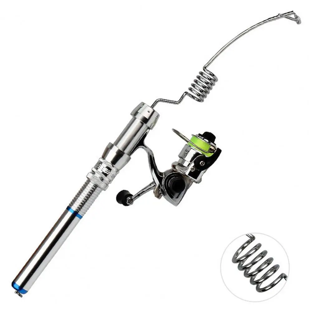 Portable Fishing Rod Mini Stainless Steel River Lake Ice Fishing Rod Pole Spinning Wheel Reel Kit Fishing Accessories
Portable Fishing Rod Mini Stainless Steel River Lake Ice Fishing Rod Pole Spinning Wheel Reel Kit Fishing Accessories