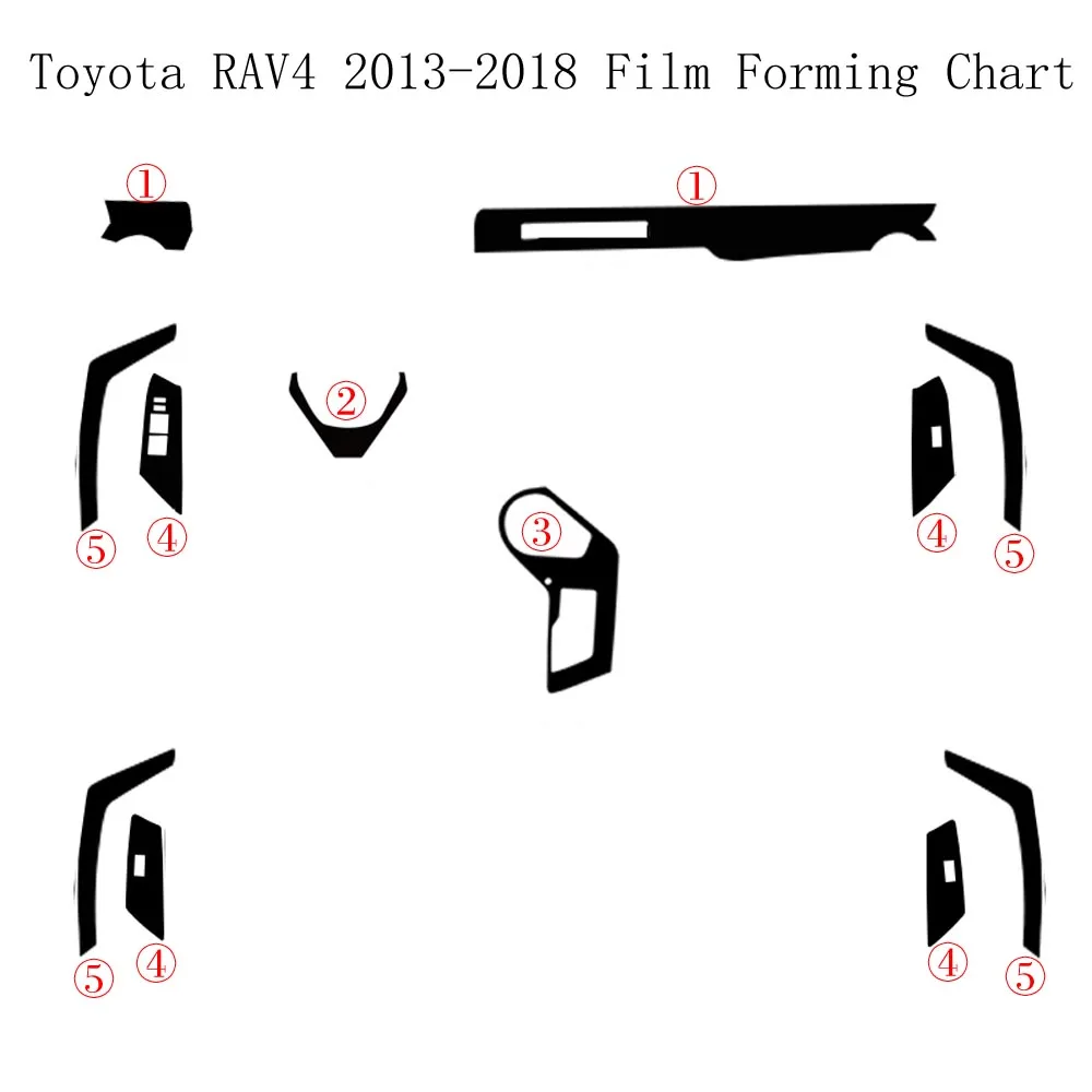 For Toyota RAV4 2013-2018 Interior Central Control Panel Door Handle 5D Carbon Fiber Stickers Decals Car Styling Accessorie
For Toyota RAV4 2013-2018 Interior Central Control Panel Door Handle 5D Carbon Fiber Stickers Decals Car Styling Accessorie