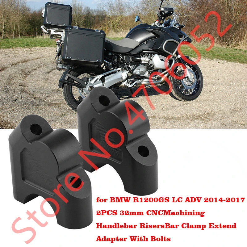 Для BMW R1200GS LC ADV 2014-2017 2 шт. 32 мм обработка руля с ЧПУ стойки зажим для руля удлинительный адаптер с болтами
Для BMW R1200GS LC ADV 2014-2017 2 шт. 32 мм обработка руля с ЧПУ стойки зажим для руля удлинительный адаптер с болтами