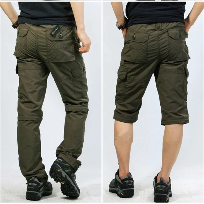 Spring Summer Men Casual Pants Detachable Shorts Multi-pockets Climbing Camping Fishing Hiking Trousers Pantalon Tactico Hombre
Spring Summer Men Casual Pants Detachable Shorts Multi-pockets Climbing Camping Fishing Hiking Trousers Pantalon Tactico Hombre