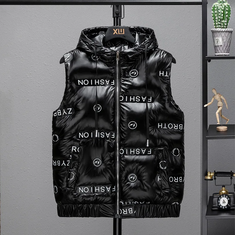 Winter Sleeveless Vest Warm Man's Coat Hooded Autumn Warm Jacket Cotton Padded Male Brand Clothing Thicken Waistcoat veste homme
Winter Sleeveless Vest Warm Man's Coat Hooded Autumn Warm Jacket Cotton Padded Male Brand Clothing Thicken Waistcoat veste homme