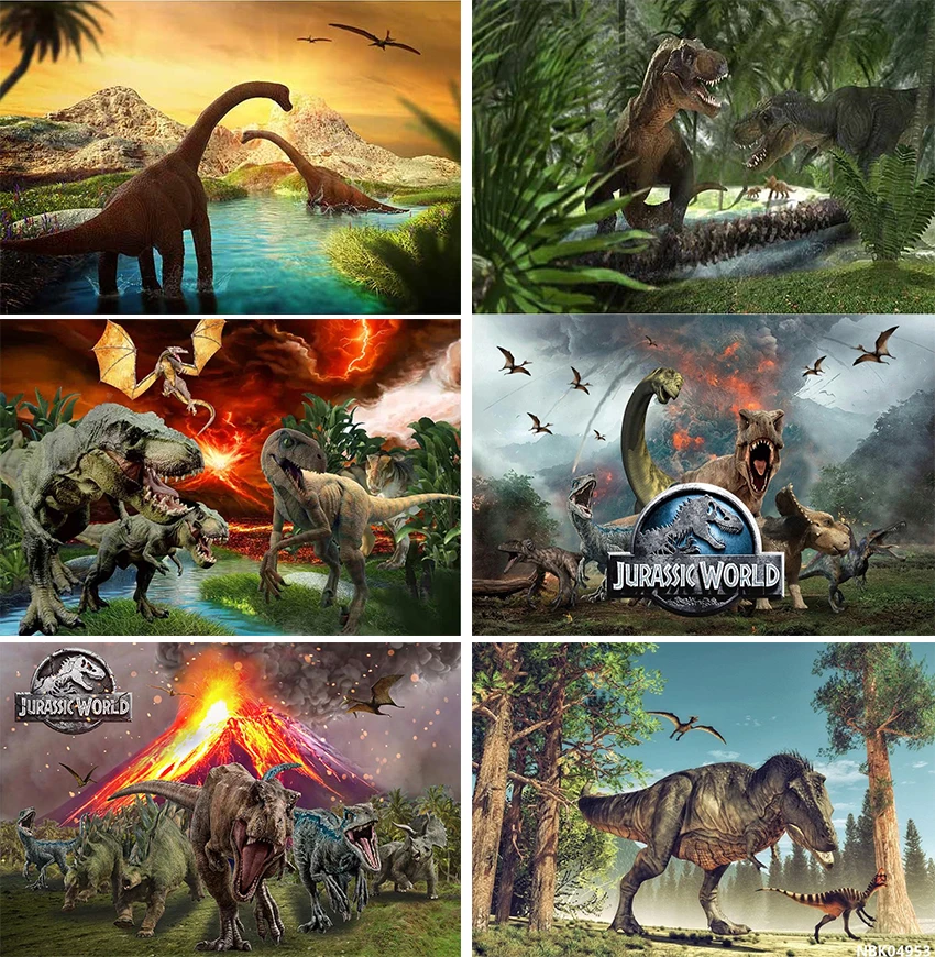 Jurassic World volcanic eruptions Primeval forest Photography Backdrop Children Birthday Party Dinosaur Photocall Background
Jurassic World volcanic eruptions Primeval forest Photography Backdrop Children Birthday Party Dinosaur Photocall Background