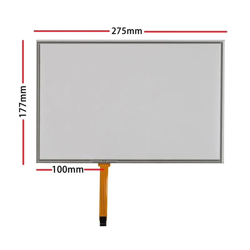 New 12.1 inch 4-wire touch screen is suitable for industrial control medical monitoring equipment all-in-one touch panel 275*177
New 12.1 inch 4-wire touch screen is suitable for industrial control medical monitoring equipment all-in-one touch panel 275*177