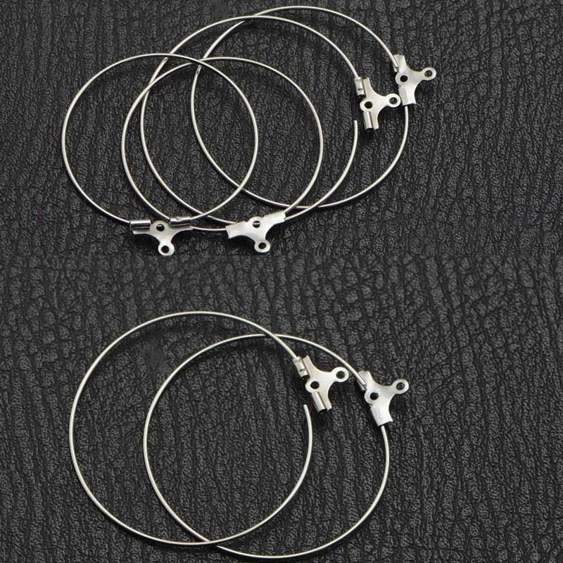 20mm/30mm/35mm/40mm/45mm Round Shaped Beading Tassel Hoop Earring Finding Steel Ring for Jewelry Making
20mm/30mm/35mm/40mm/45mm Round Shaped Beading Tassel Hoop Earring Finding Steel Ring for Jewelry Making