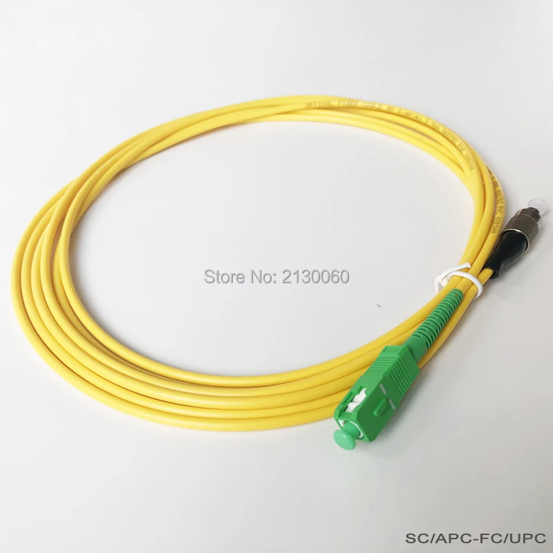 Simplex optical fiber patch cord, 3M FC/UPC to SC/APC, 3.0mm diameter, 20 pcs/lot fiber optic cable patchcord customized
Simplex optical fiber patch cord, 3M FC/UPC to SC/APC, 3.0mm diameter, 20 pcs/lot fiber optic cable patchcord customized