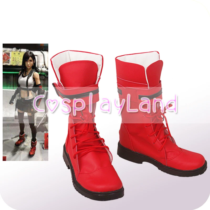 Final Fantasy VII Remake Tifa Lockhart Cosplay Boots Shoes Red Women Shoes Costume Customized Accessories Halloween Party Shoes
Final Fantasy VII Remake Tifa Lockhart Cosplay Boots Shoes Red Women Shoes Costume Customized Accessories Halloween Party Shoes
