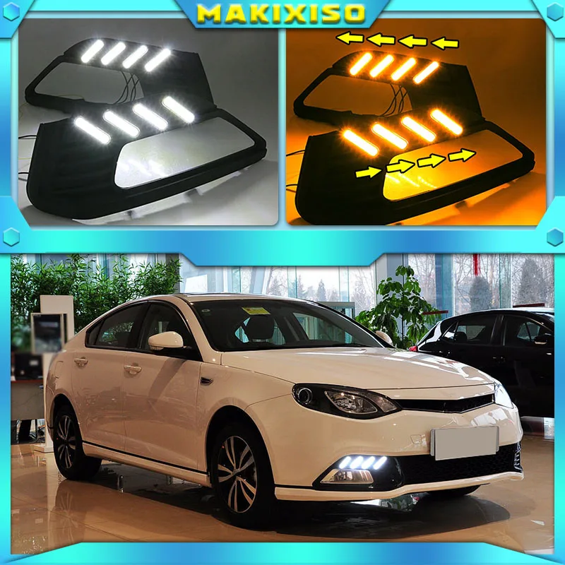 2PCS LED Daytime Running Light For MG MG6 2010-2014 White and Yellow Turn Signal Function 12V Car DRL Fog Lamp Decoration
2PCS LED Daytime Running Light For MG MG6 2010-2014 White and Yellow Turn Signal Function 12V Car DRL Fog Lamp Decoration