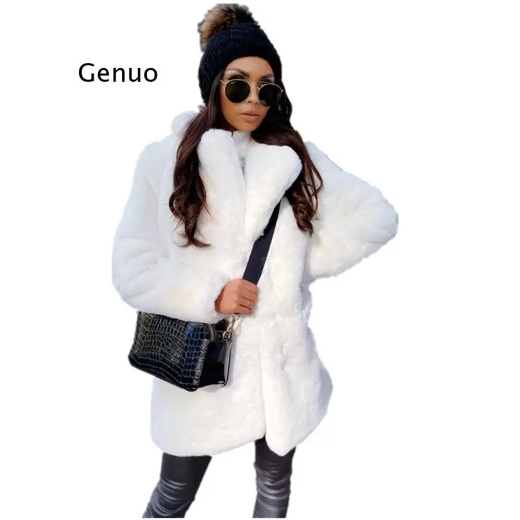 New Women Winter Warm Faux Fur Coat Thick Women Middle -Long Overcoat Turn Down Collar Women Warm Female Casaco Feminino
New Women Winter Warm Faux Fur Coat Thick Women Middle -Long Overcoat Turn Down Collar Women Warm Female Casaco Feminino