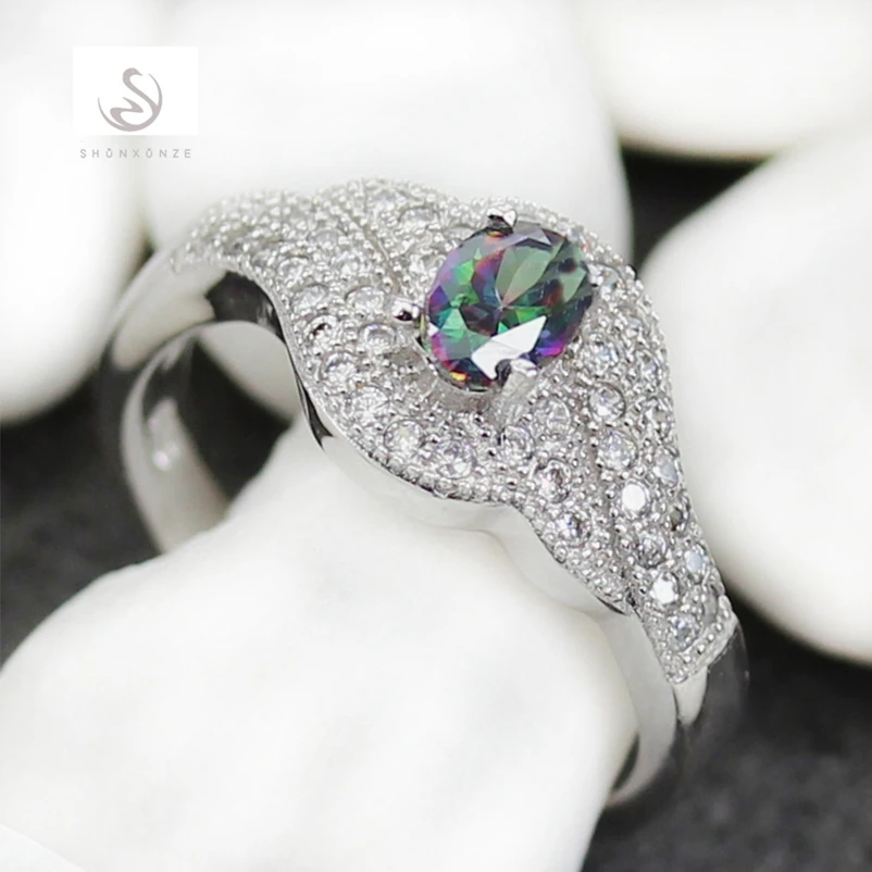 SHUNXUNZE Роскошные обручальные кольца, ювелирные изделия для женщин, дропшиппинг, лидер продаж, Радужный цирконий с родиевым покрытием R3146, размер 6, 7, 8, 9
SHUNXUNZE Роскошные обручальные кольца, ювелирные изделия для женщин, дропшиппинг, лидер продаж, Радужный цирконий с родиевым покрытием R3146, размер 6, 7, 8, 9