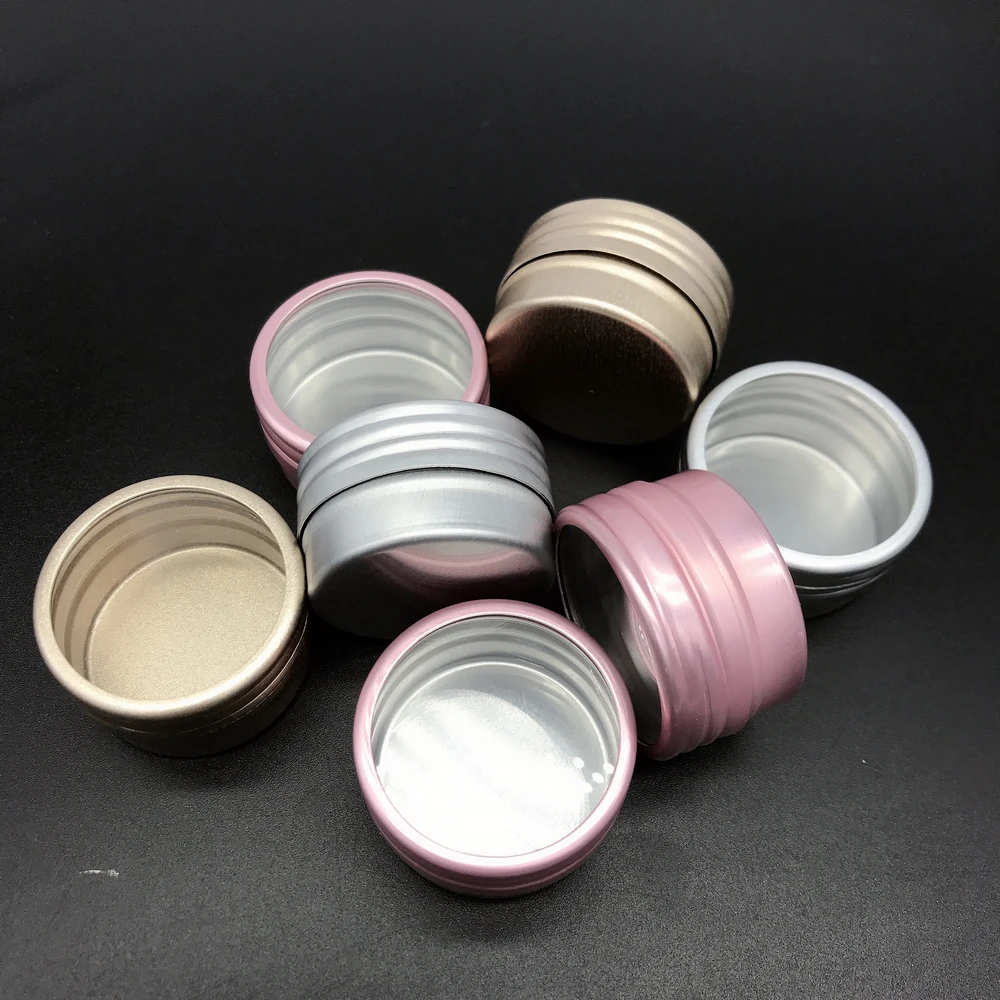 100pcs 10ml Aluminum Jars with clear window Empty Cosmetic Metal aluminum Tin Containers Sample Packaging Cans Box
100pcs 10ml Aluminum Jars with clear window Empty Cosmetic Metal aluminum Tin Containers Sample Packaging Cans Box