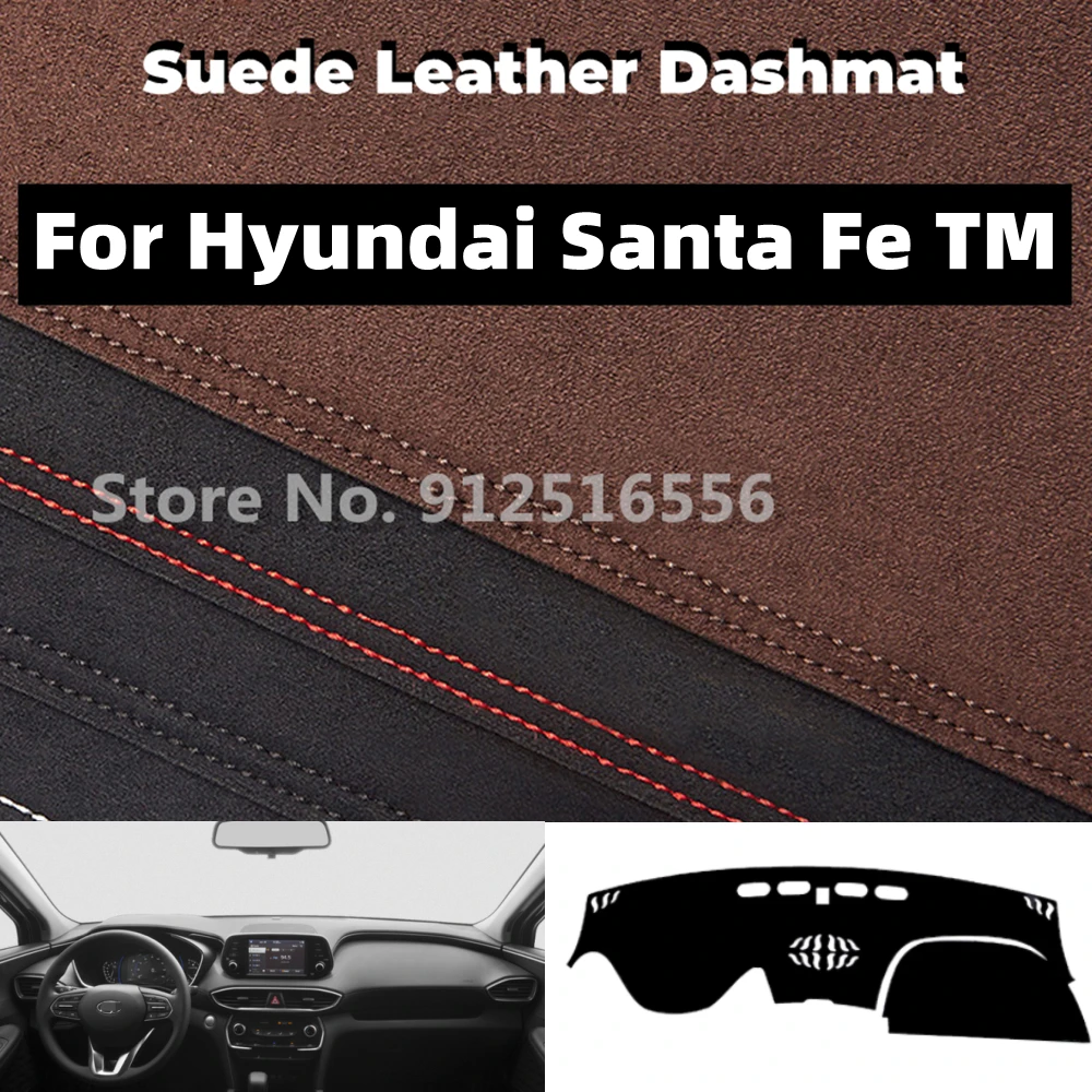 Car Suede Leather Dashmat Dash Mat Dashboard Cover Non-Slip Sunshield Accessories For Hyundai Santa Fe 2019 2020 2021 2022 TM
Car Suede Leather Dashmat Dash Mat Dashboard Cover Non-Slip Sunshield Accessories For Hyundai Santa Fe 2019 2020 2021 2022 TM
