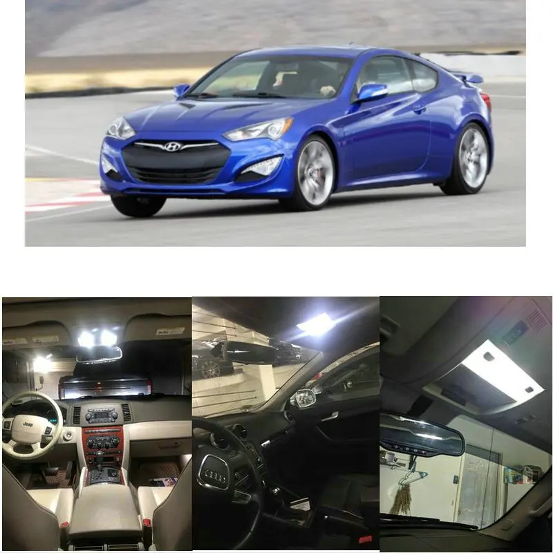 LED interior lighting complete set For Hyundai Genesis Coupe H-1 Travel i20 GB i20 PB i30 i30 CW
LED interior lighting complete set For Hyundai Genesis Coupe H-1 Travel i20 GB i20 PB i30 i30 CW