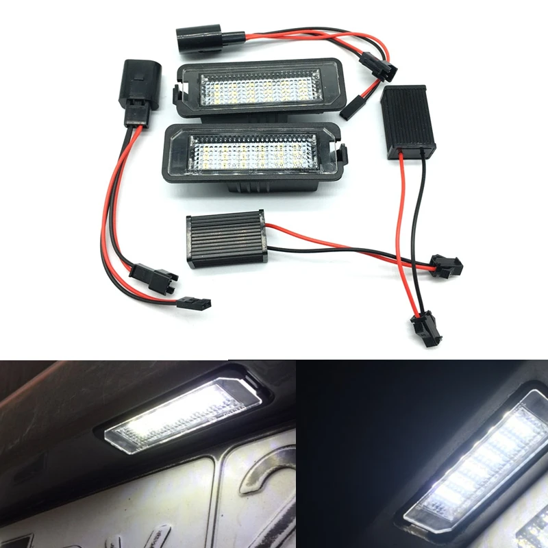 Автомобильный светодиодный светильник для номерного знака 2 * 18SMD, 12 В, без ошибок, для Golf 4 MK4 5 6 7 MK7 Passat b6 EOS Polo 6R 9N Seat Leon Ibiza Superb
Автомобильный светодиодный светильник для номерного знака 2 * 18SMD, 12 В, без ошибок, для Golf 4 MK4 5 6 7 MK7 Passat b6 EOS Polo 6R 9N Seat Leon Ibiza Superb