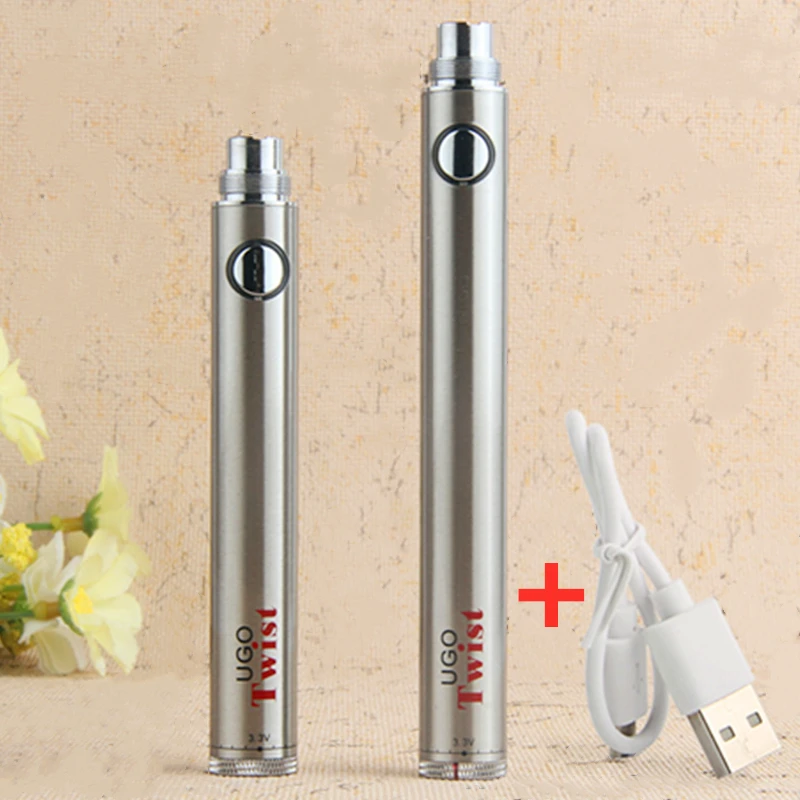 1 шт. оригинальный аккумулятор UGO Twist Vape + зарядное устройство USB, электронная сигарета 3,2 ~ 4,8 В, регулируемое напряжение для атомайзеров CE4 CE5 Ego 510
1 шт. оригинальный аккумулятор UGO Twist Vape + зарядное устройство USB, электронная сигарета 3,2 ~ 4,8 В, регулируемое напряжение для атомайзеров CE4 CE5 Ego 510