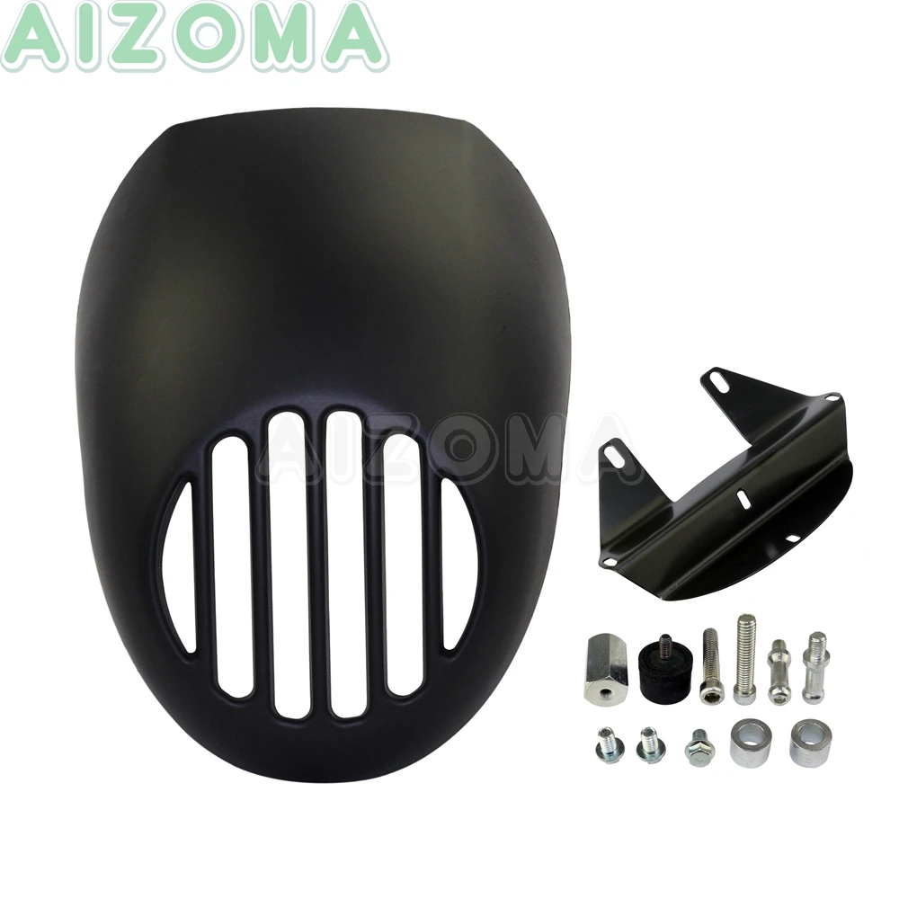 Motorcycle 5-3/4" Headlight Visor Fairing Cowl w/ Mounting Kit for Harley 883 1200 Sportster Dyna FX Street Fat Bob
Motorcycle 5-3/4" Headlight Visor Fairing Cowl w/ Mounting Kit for Harley 883 1200 Sportster Dyna FX Street Fat Bob