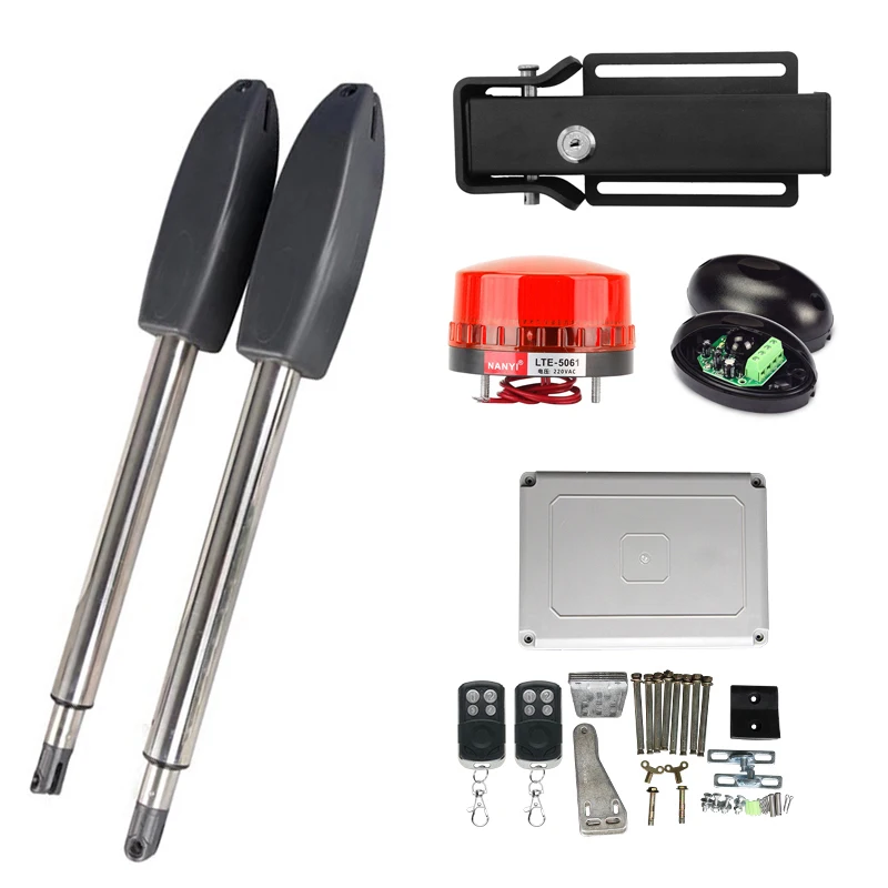 400KG Automatic Swing Gate Opener Drive with Remote Control Electric Lock Swing Door Operator Motor Villa Garage Access Control
400KG Automatic Swing Gate Opener Drive with Remote Control Electric Lock Swing Door Operator Motor Villa Garage Access Control