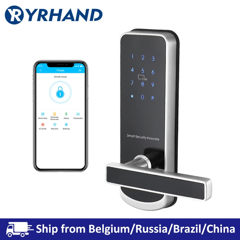 TT lock app Security Electronic Door Lock, WIFI Smart Touch Screen Lock,Digital Code Keypad Deadbolt For Home Hotel Apartment
TT lock app Security Electronic Door Lock, WIFI Smart Touch Screen Lock,Digital Code Keypad Deadbolt For Home Hotel Apartment