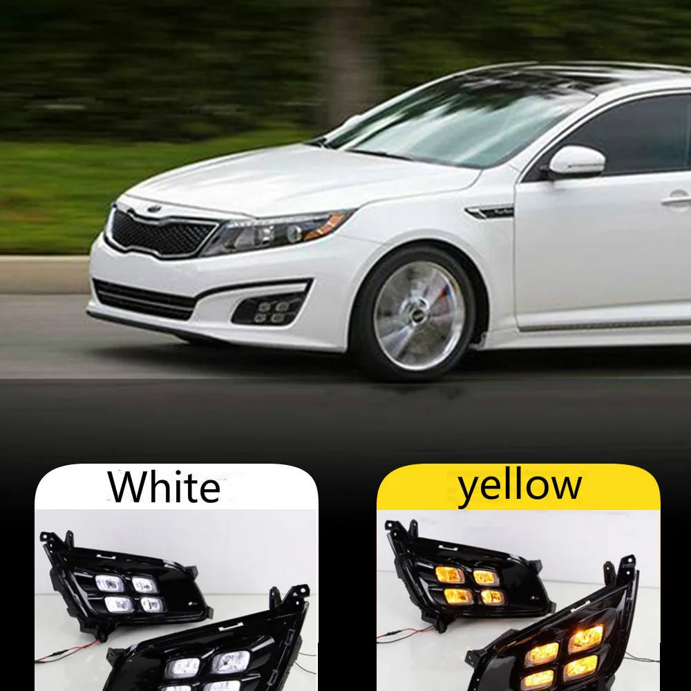 LED Daytime Running Light For Kia Optima K5 2014 2015 2016 Car Accessories Waterproof ABS 12V DRL Fog Lamp Decoration
LED Daytime Running Light For Kia Optima K5 2014 2015 2016 Car Accessories Waterproof ABS 12V DRL Fog Lamp Decoration