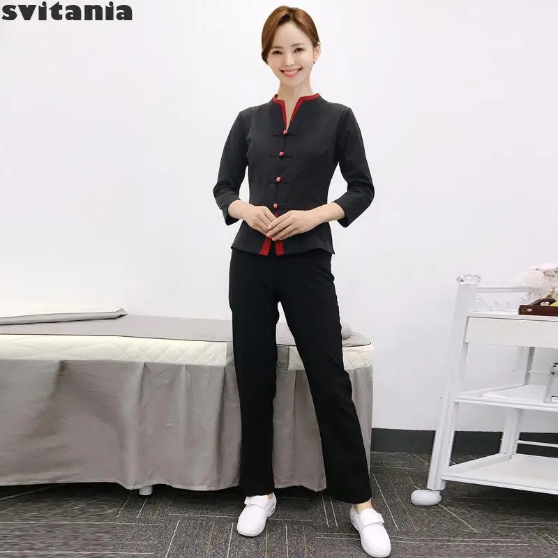 Svitania Women Work Uniform Autumn And Winter Traditional Medicine Health Massage Work Clothing
Svitania Women Work Uniform Autumn And Winter Traditional Medicine Health Massage Work Clothing