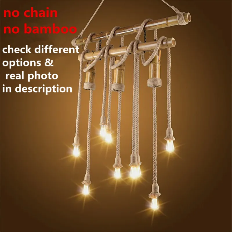 American Rustic Style Handmade Pendant Lamp With E27 Lamp Holders,Hanging Rope restaurant Room Lamp Vintage Rope Lamps
American Rustic Style Handmade Pendant Lamp With E27 Lamp Holders,Hanging Rope restaurant Room Lamp Vintage Rope Lamps