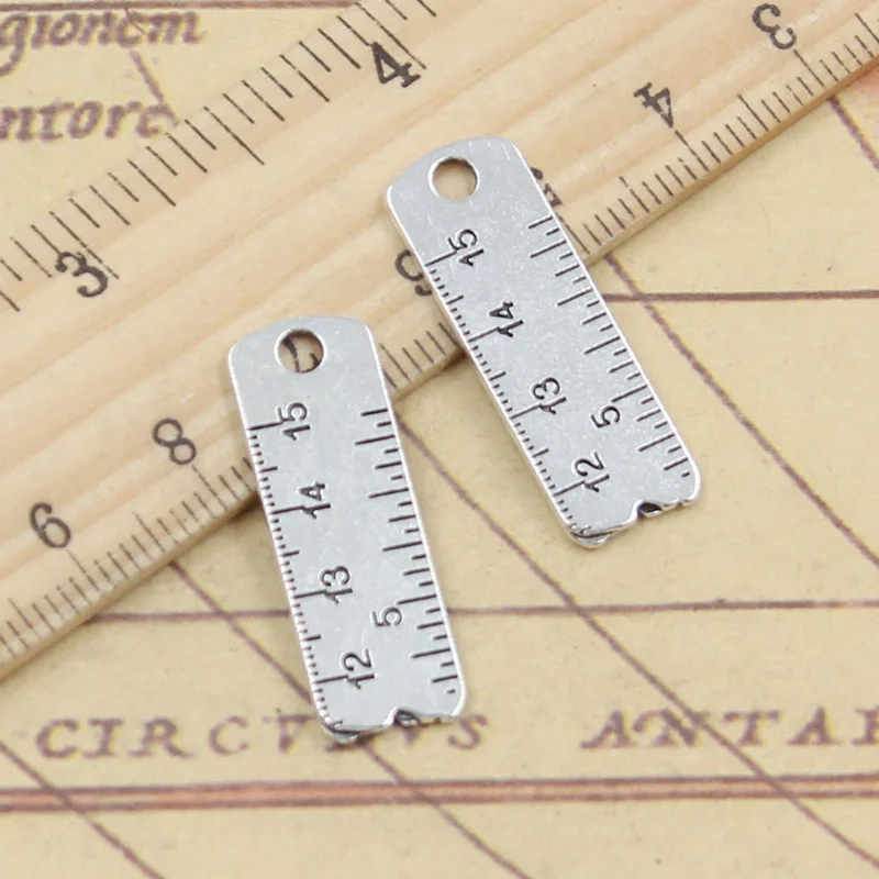 10pcs Charms Tools Ruler Rule 29x10mm Tibetan Silver Color Pendants Antique Jewelry Making DIY Handmade Craft
10pcs Charms Tools Ruler Rule 29x10mm Tibetan Silver Color Pendants Antique Jewelry Making DIY Handmade Craft