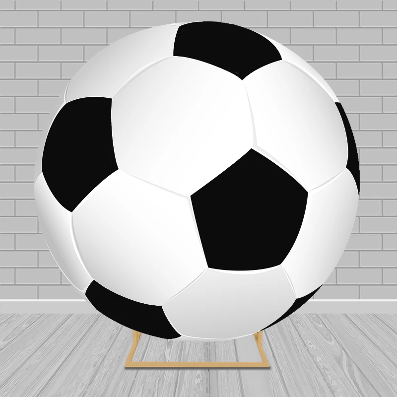 Circle round backdrop birthday party Decor Football soccer boy baby shower cake Dessert table cover banner background elastic
Circle round backdrop birthday party Decor Football soccer boy baby shower cake Dessert table cover banner background elastic