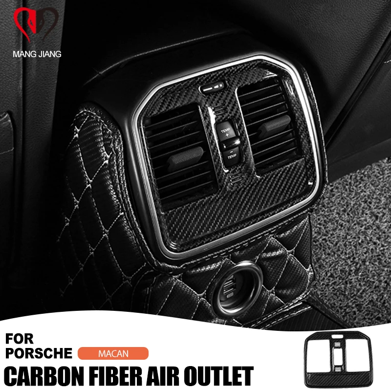 Genuine Real Carbon Fiber Rear Seat Outlet Decoration Frame Cover Case Stick For Porsche Macan Vehicle Auto Interior Accessories
Genuine Real Carbon Fiber Rear Seat Outlet Decoration Frame Cover Case Stick For Porsche Macan Vehicle Auto Interior Accessories