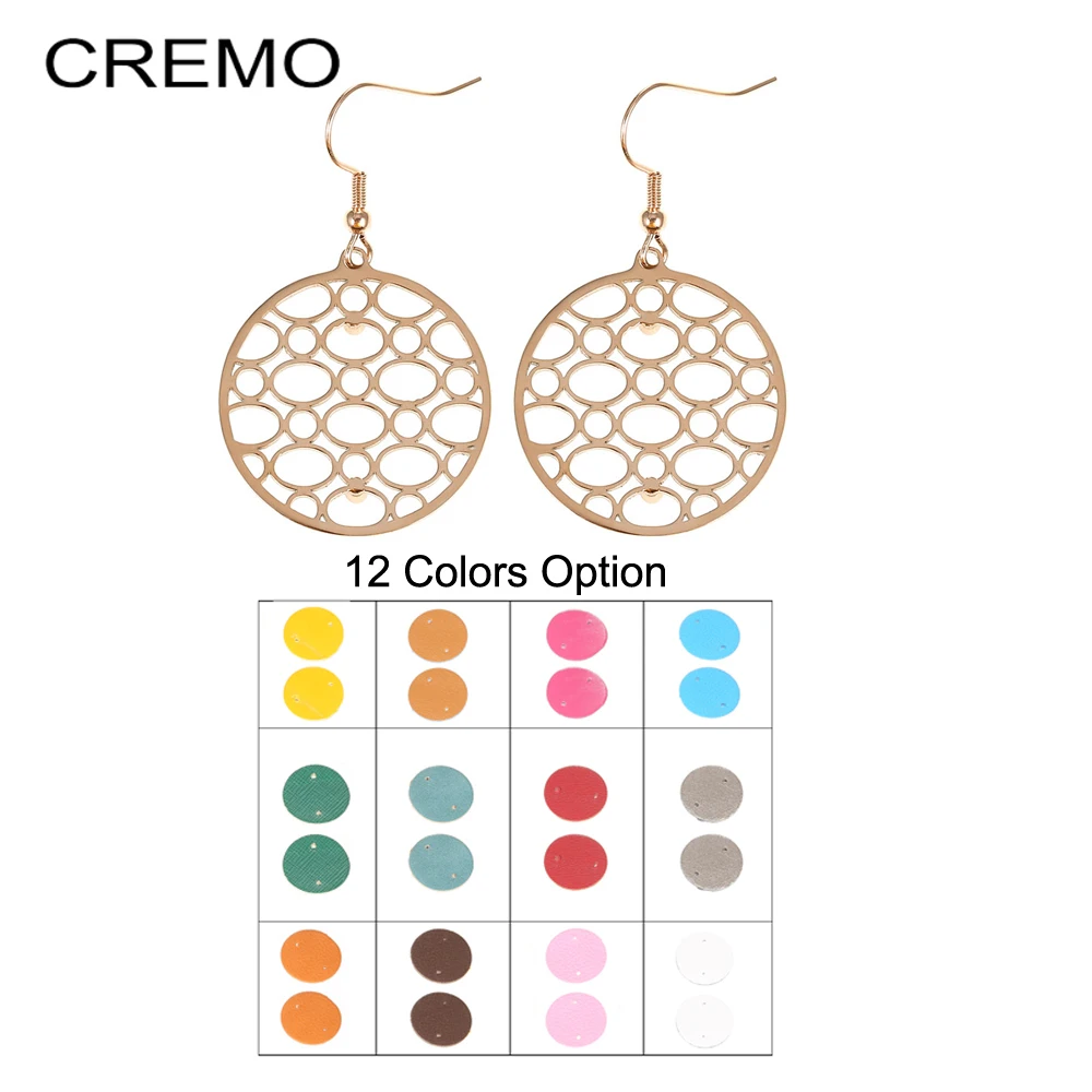 Cremo Round Bubble Pendant Interchangeable Leather Pendant Earrings Rose Gold Women's Jewelry Earrings
Cremo Round Bubble Pendant Interchangeable Leather Pendant Earrings Rose Gold Women's Jewelry Earrings
