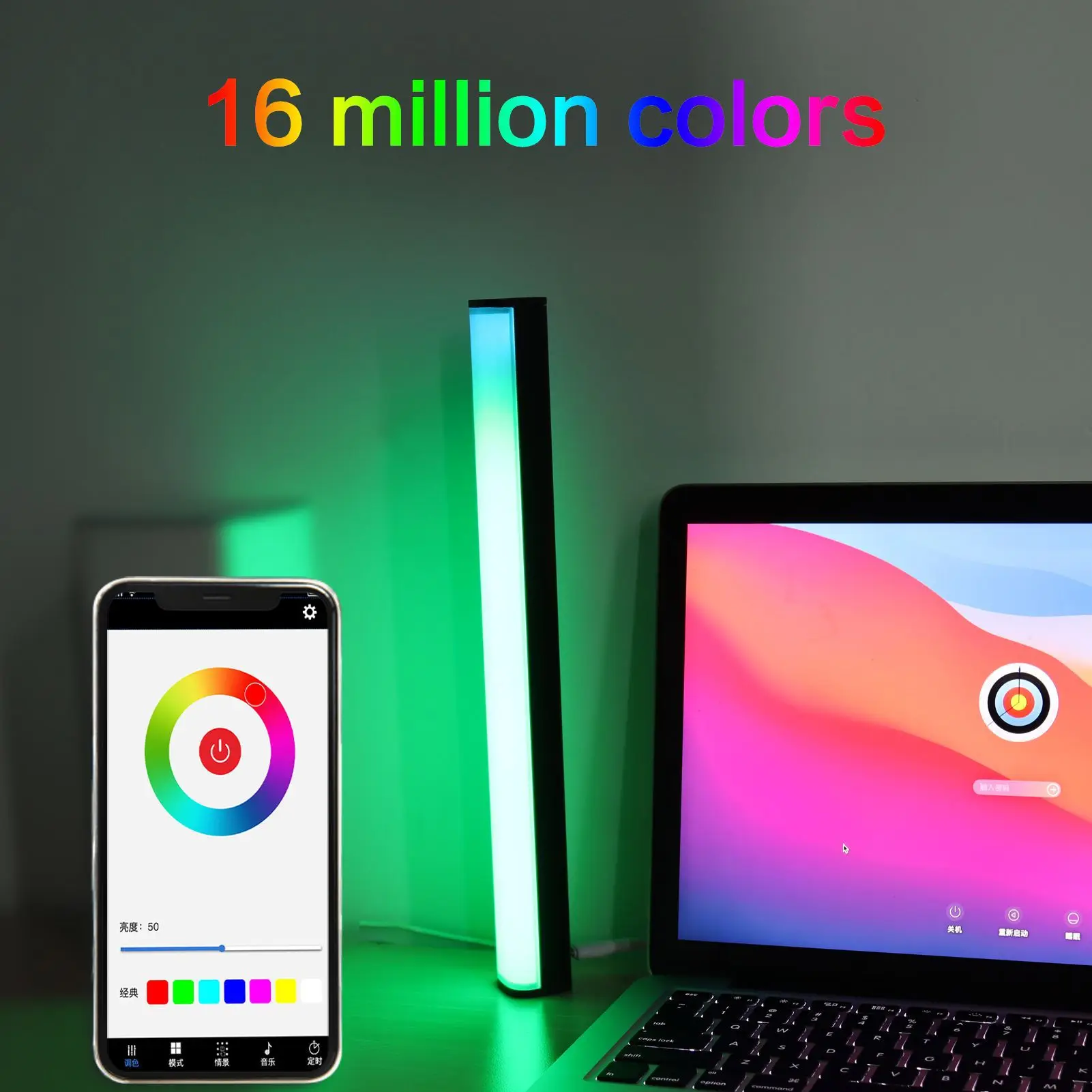 2021 Background Atmosphere Light Game Atmosphere Light Smart Music RGB Light Bar Built In MIC for Gaming TV Bedroom Living Room
2021 Background Atmosphere Light Game Atmosphere Light Smart Music RGB Light Bar Built In MIC for Gaming TV Bedroom Living Room