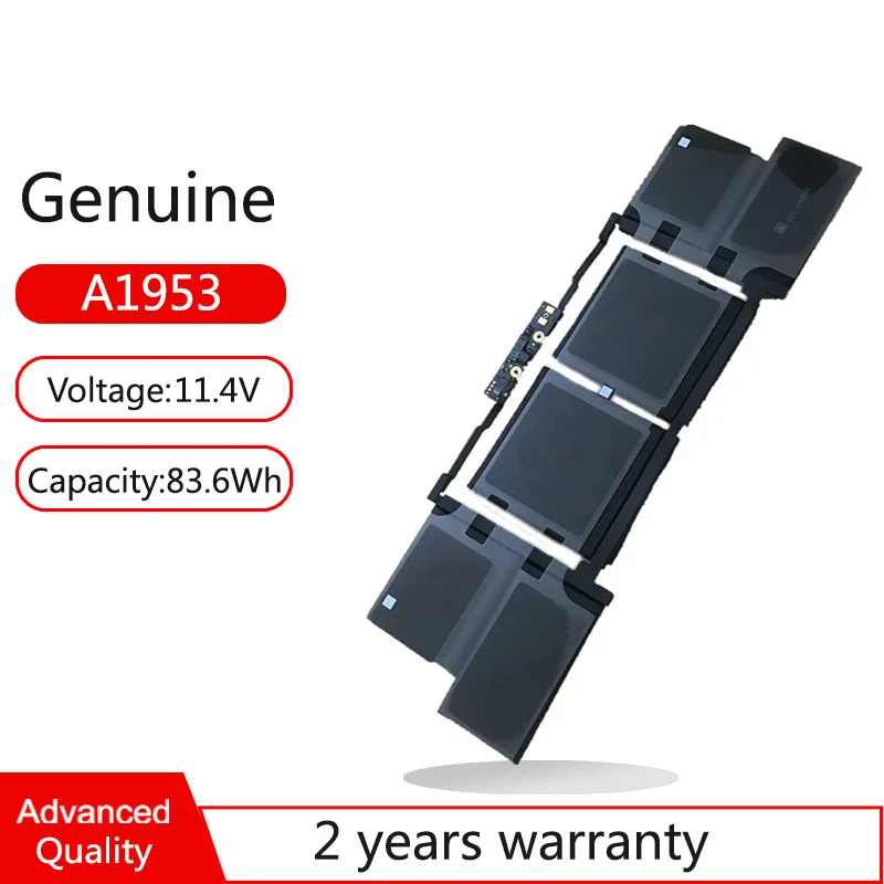 New A1953 A1990 Laptop Battery For Apple MacBook Pro15" Core I7 I9 2.3G 2217-2548 EMC3359 3215 MR952LL/A MR932 MR962 MV902 MV912
New A1953 A1990 Laptop Battery For Apple MacBook Pro15" Core I7 I9 2.3G 2217-2548 EMC3359 3215 MR952LL/A MR932 MR962 MV902 MV912