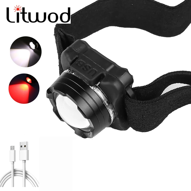 LED Headlamp Built-in Battery USB Rechargeable Headlight COB Portable Head Lamp Torch Waterproof Aluminum White Red Lighting
LED Headlamp Built-in Battery USB Rechargeable Headlight COB Portable Head Lamp Torch Waterproof Aluminum White Red Lighting