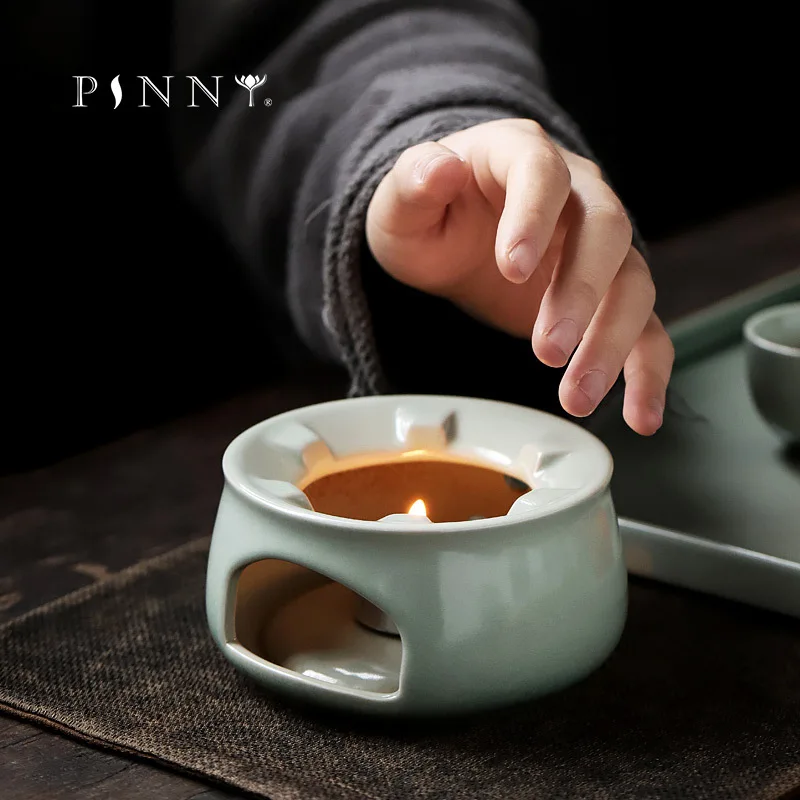 PINNY Japanese Style Cyan Glaze Ceramic Warm Tea Stove Retro Kung Fu Tea Accessories Heating Insulation Base
PINNY Japanese Style Cyan Glaze Ceramic Warm Tea Stove Retro Kung Fu Tea Accessories Heating Insulation Base