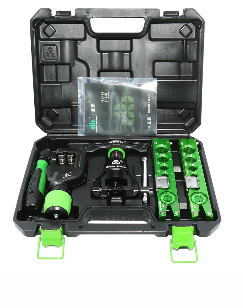 ST-806FT 6-19MM Professional Tube Expander Kit Manual Air Conditioner Copper Pipe Eccentric Reamer Metric
ST-806FT 6-19MM Professional Tube Expander Kit Manual Air Conditioner Copper Pipe Eccentric Reamer Metric