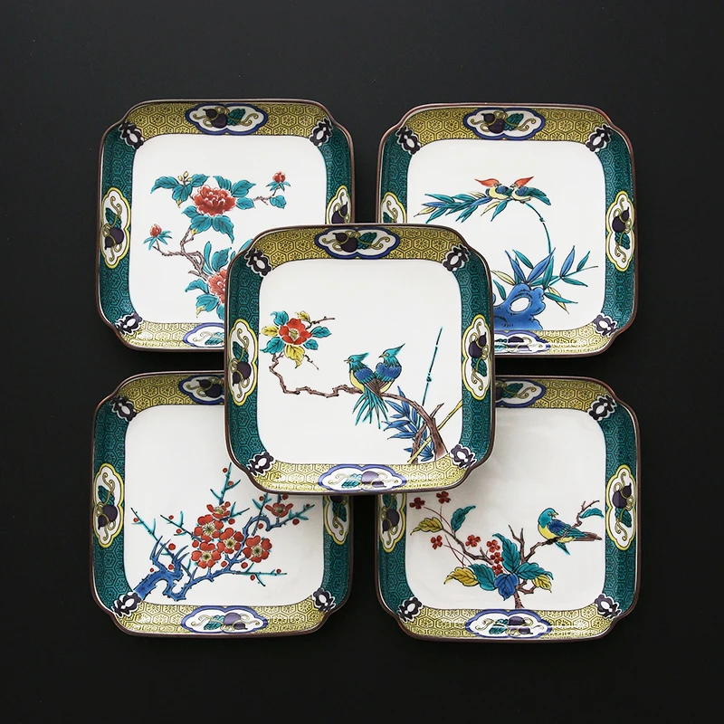 valley burn painting of flowers and birds imported from Japan sifang high-grade ceramic flat plate tableware box sets
valley burn painting of flowers and birds imported from Japan sifang high-grade ceramic flat plate tableware box sets