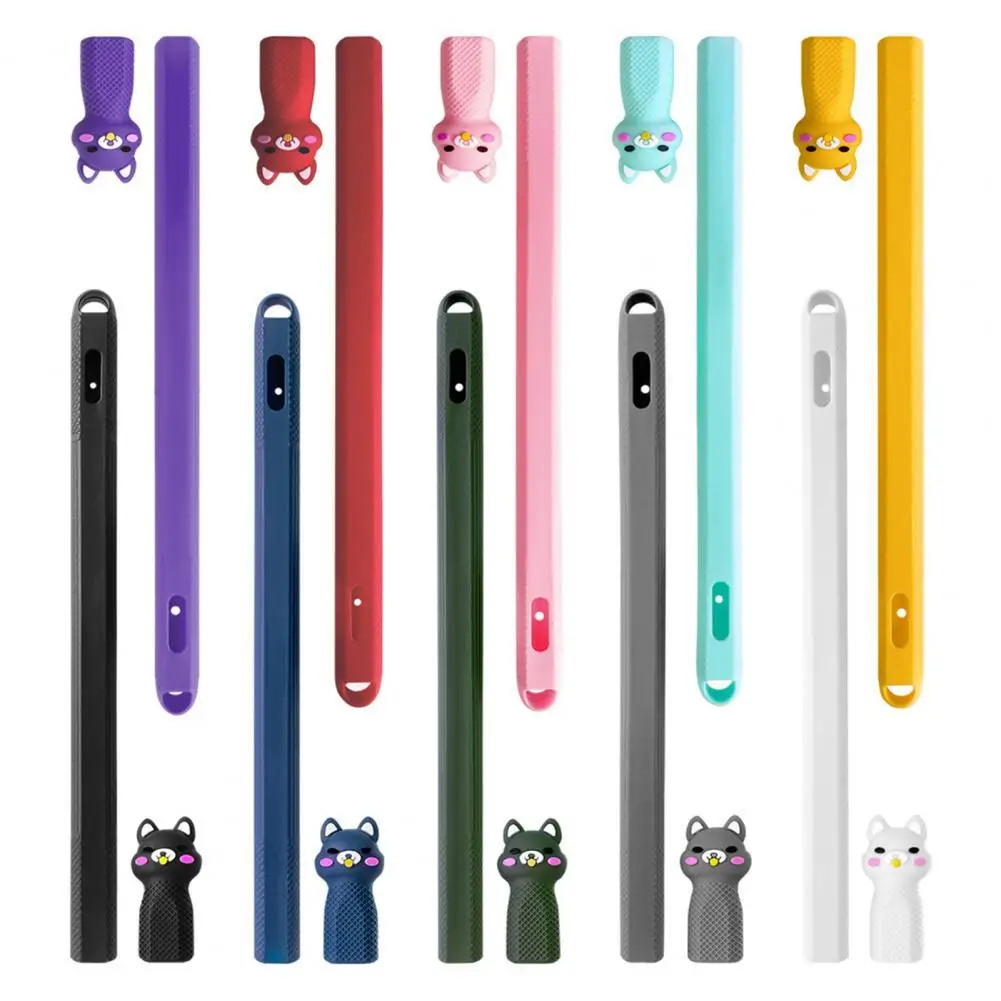 Cartoon Soft Silicone Anti-drop Anti-lost Stylus Pen Protective Cover Case Sleeve for Apple Pencil 2
Cartoon Soft Silicone Anti-drop Anti-lost Stylus Pen Protective Cover Case Sleeve for Apple Pencil 2