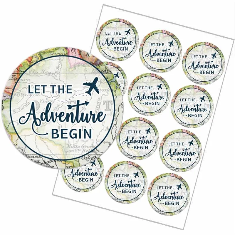 Let The Adventure Begin Sticker Adventure Party Supplies Travel Themed Gift label Sticker
Let The Adventure Begin Sticker Adventure Party Supplies Travel Themed Gift label Sticker