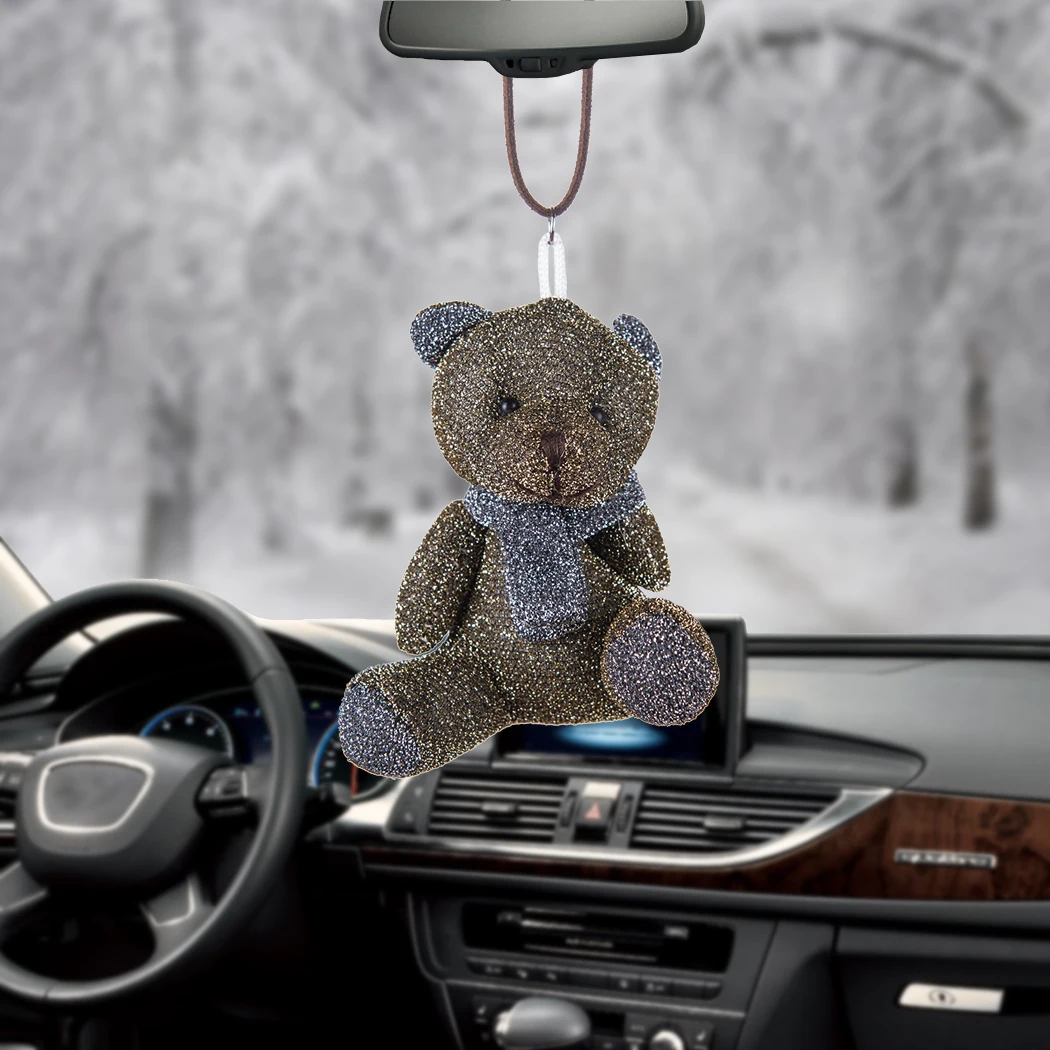 Automobiles Rear View Mirror Styling Car Pendant Sparkling cute scarf bear Charms Hanging hoiday Gifts Home Decoration Ornaments
Automobiles Rear View Mirror Styling Car Pendant Sparkling cute scarf bear Charms Hanging hoiday Gifts Home Decoration Ornaments
