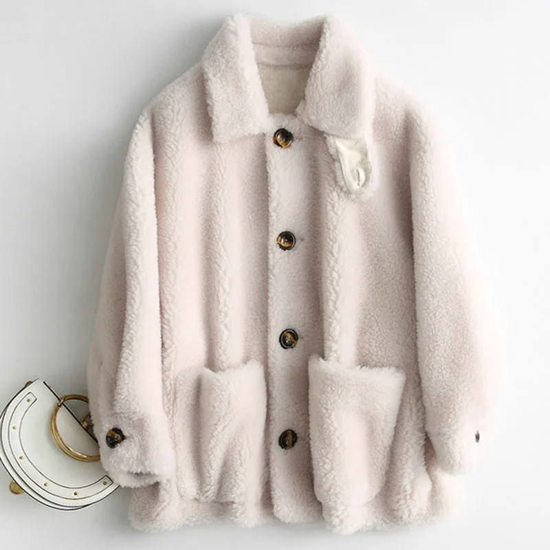 Fad New Fashion Genuine Fur Coat Female Real Wool Fur Coats Vintage Winter Jacket Casual Elegant Warm Wool Coats A063
Fad New Fashion Genuine Fur Coat Female Real Wool Fur Coats Vintage Winter Jacket Casual Elegant Warm Wool Coats A063